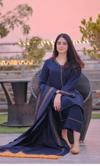 Aisling – 3PC Unstitched Dhanak Embroidered Suit with Wool Shawl & Trouser