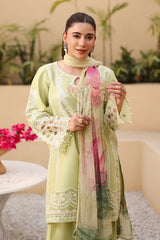 3 Piece Embroidered Dobby Suit | DW-EA25-66