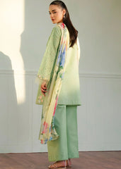 ZARA SHAH JAHAN - 3PC LAWN EMBROIDERED SHIRT WITH CHIFFON PRINTED DUPATTA AND TROUSER - HZG2252