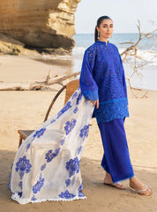 Zainab Chottani 1101 – Luxury 3PC Chikankari Embroidered Lawn Suit with Voile Dupatta