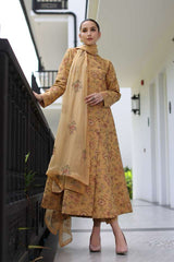 Bareeze 1029 – Luxury 3PC Embroidered Lawn Suit with Zarri Bamber Dupatta