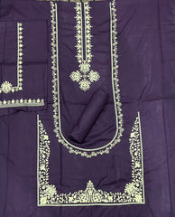 URGE -2PC DHANAK EMBROIDERED SHIRT & EMBROIDERED TROUSER
