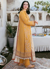 Florent  – 3PC Unstitched Dhanak Embroidered Suit with  Dhanak Embroidered  Shawl  & Trouser