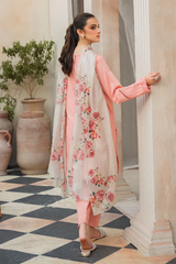 Coco zara shahjahan– 3PC Unstitched Dhanak Embroidered Suit with  Dhanak Embroidered  Shawl  & Trouser