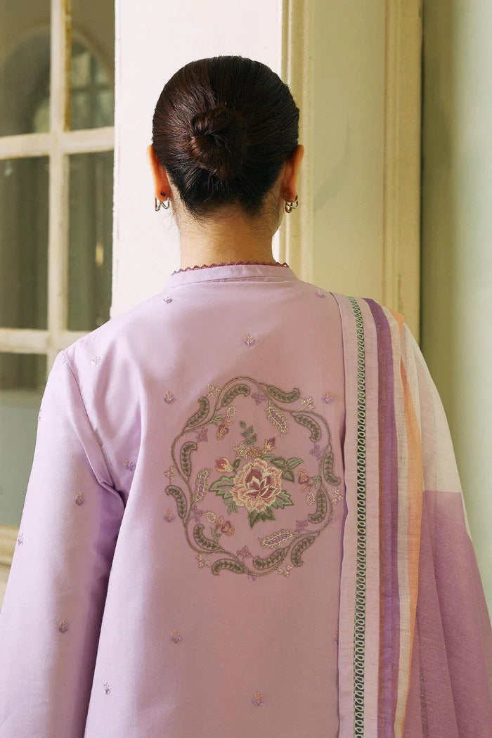 Coco zara shahjahan– 3PC Unstitched Dhanak Embroidered Suit with  Dhanak Embroidered  Shawl  & Trouser