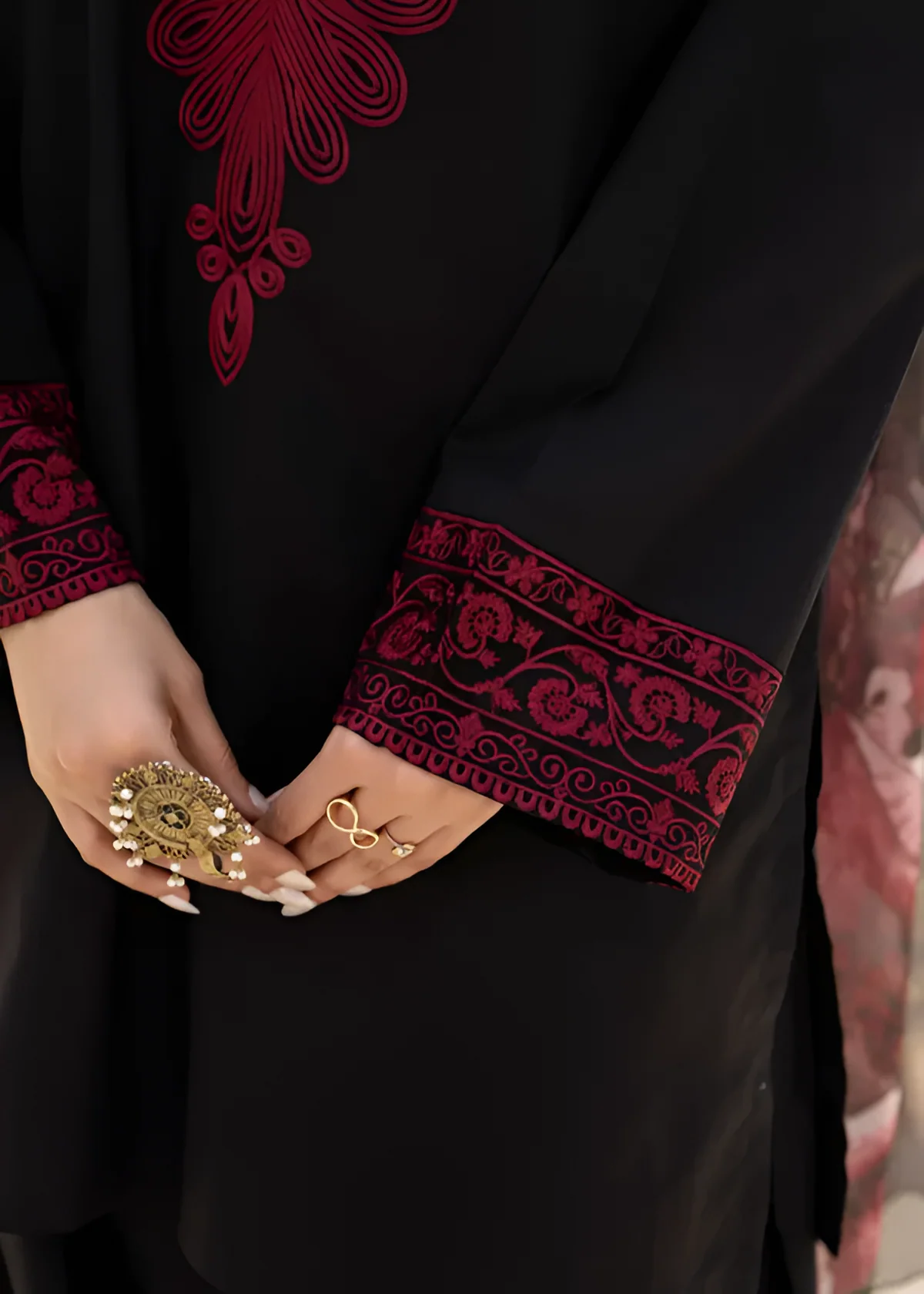 Zaroon – 3PC Unstitched Dhanak Embroidered Suit with Wool Shawl & Trouser