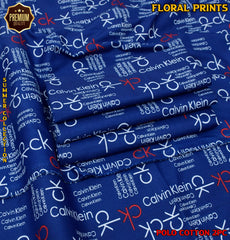 2-Piece Printed Polo Cotton Suit