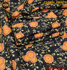 2-Piece Printed Polo Cotton Suit