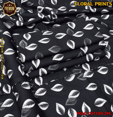 2-Piece Printed Polo Cotton Suit