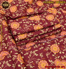 2-Piece Printed Polo Cotton Suit