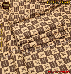 2-Piece Printed Polo Cotton Suit