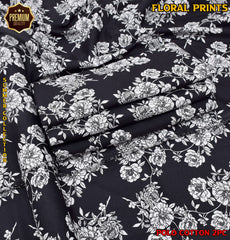 2-Piece Printed Polo Cotton Suit