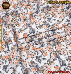 2-Piece Printed Polo Cotton Suit