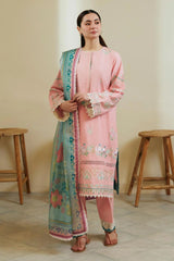 Coco by Zara 1057 – Luxury 3PC Embroidered Lawn Suit | Eid Collection 2025