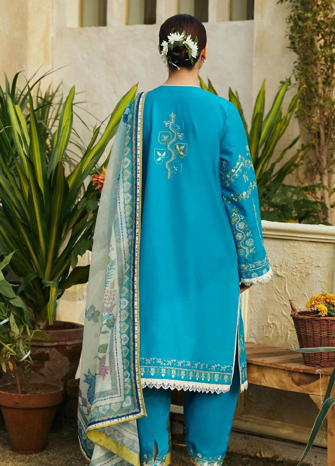 Coco by Zara 1057 – Premium 3PC Embroidered Lawn Suit | Eid Collection 2025