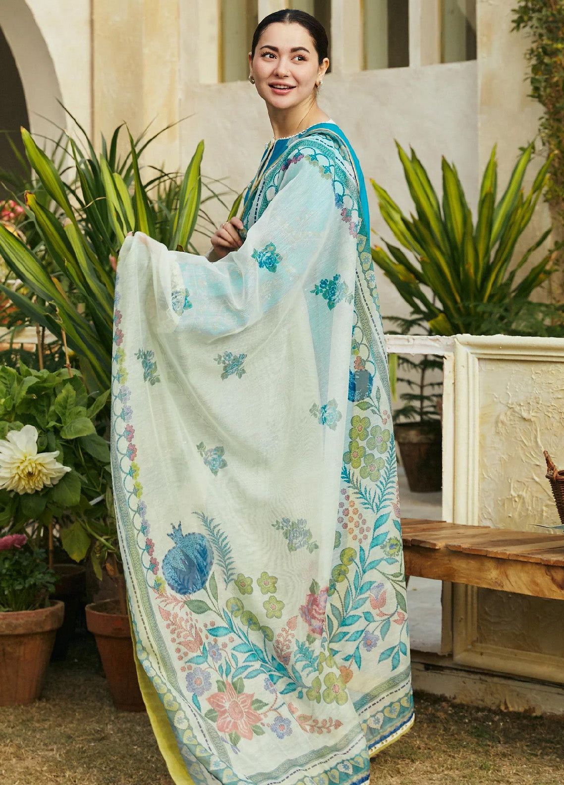 Coco by Zara 1057 – Premium 3PC Embroidered Lawn Suit | Eid Collection 2025