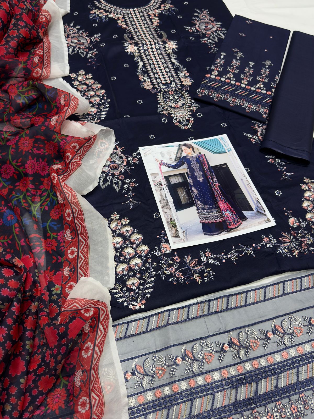 Coco by Zara 1051 – Elegant 3PC Embroidered Lawn Suit | Eid Collection 2025
