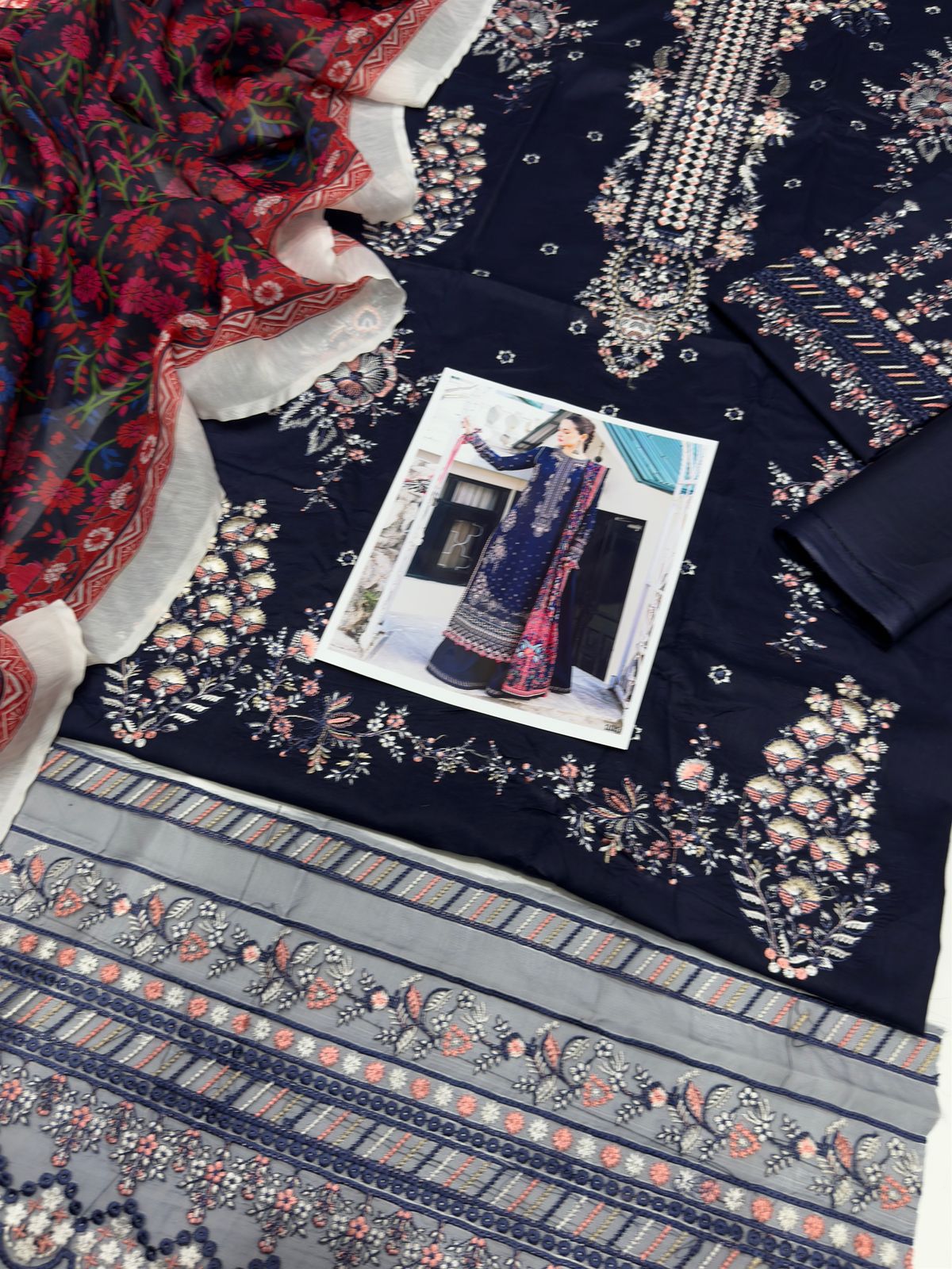 Coco by Zara 1051 – Elegant 3PC Embroidered Lawn Suit | Eid Collection 2025