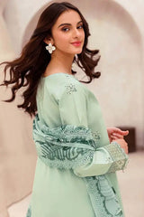 Coco by Zara 1079 – 3PC Chikankari Embroidered Lawn Suit with Voile Dupatta