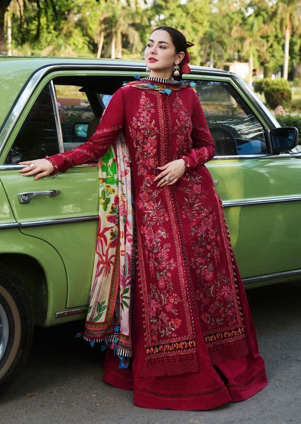 Coco by Zara 1000 – Premium 3PC Embroidered Lawn Suit with Voile Dupatta