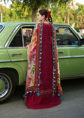 Coco by Zara 1000 – Premium 3PC Embroidered Lawn Suit with Voile Dupatta