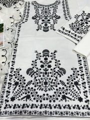 Zara Shahjahan 1012 – Elegant 3PC Embroidered Lawn Suit with Chiffon Dupatta