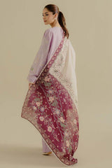 Coco 1106 – Luxury 3PC Embroidered Lawn Suit with Printed Voile Dupatta