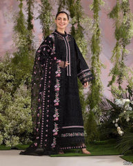 Coco 1094 – Luxury 3PC Embroidered Lawn Suit with Organza Dupatta
