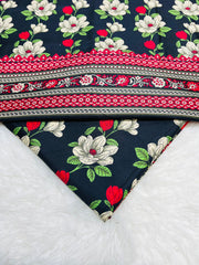 2-Piece Printed Polo Cotton Suit
